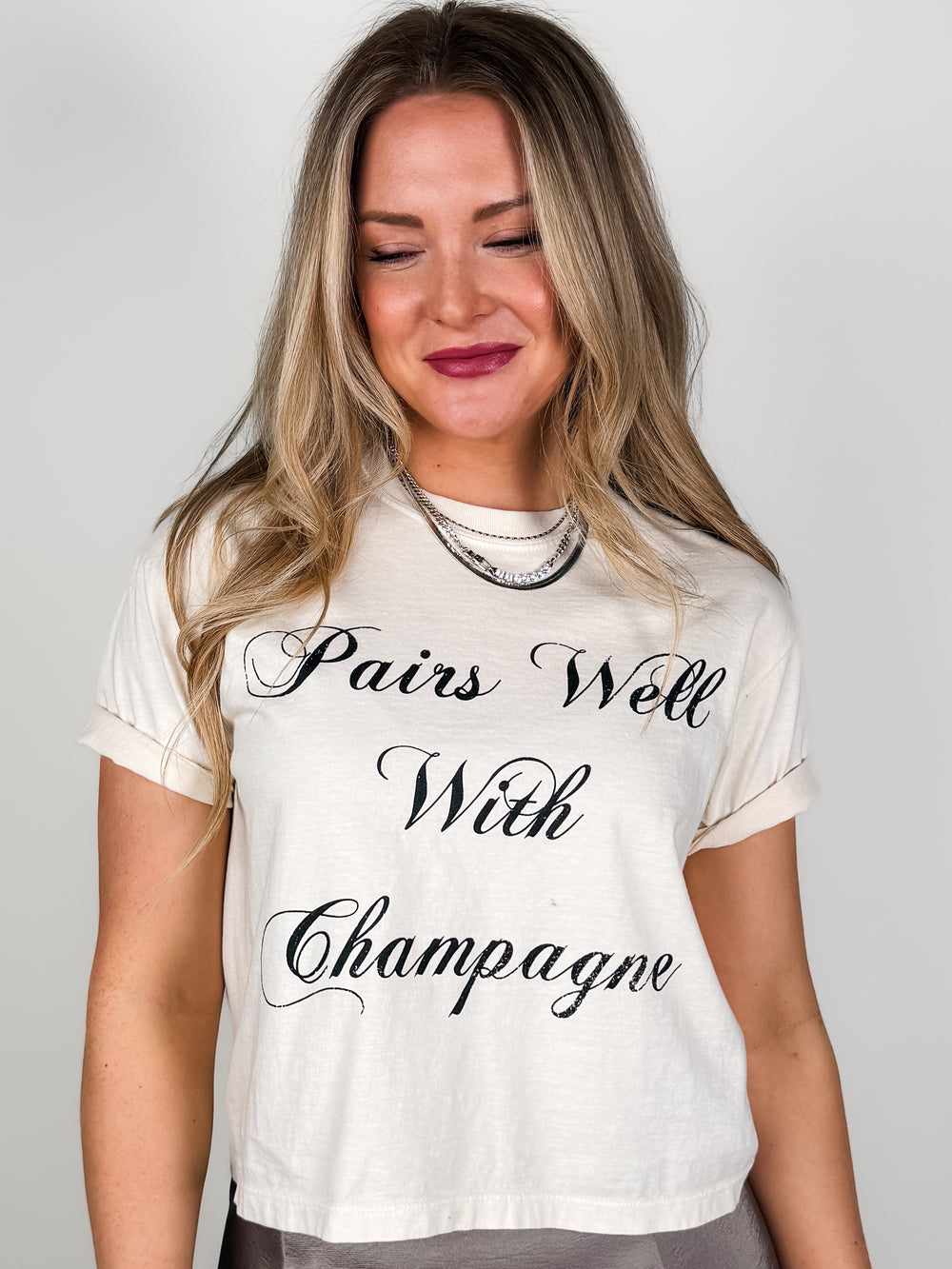 Champagne Graphic Tee 