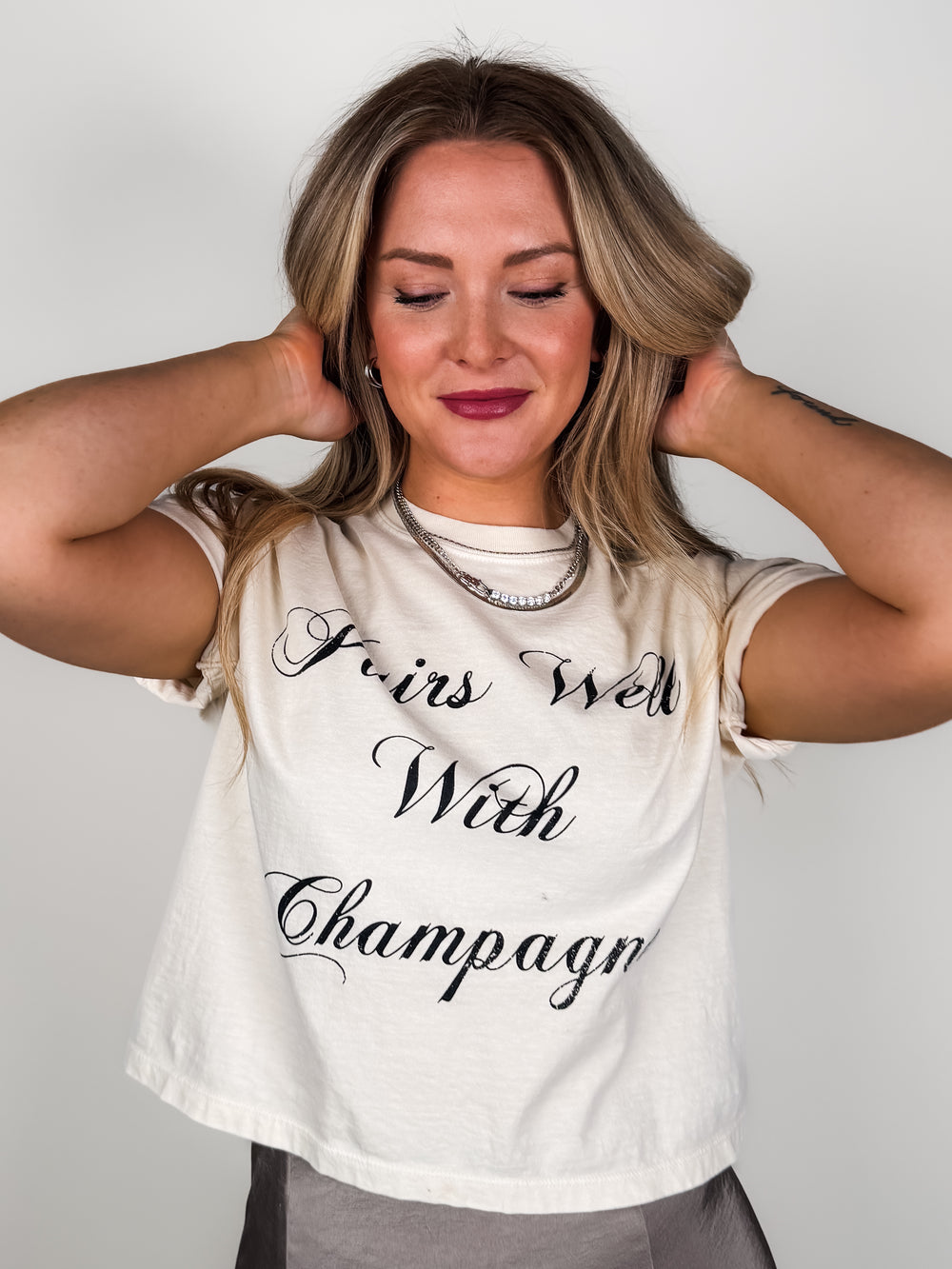 Pairs Well With Champagne Drop Tee