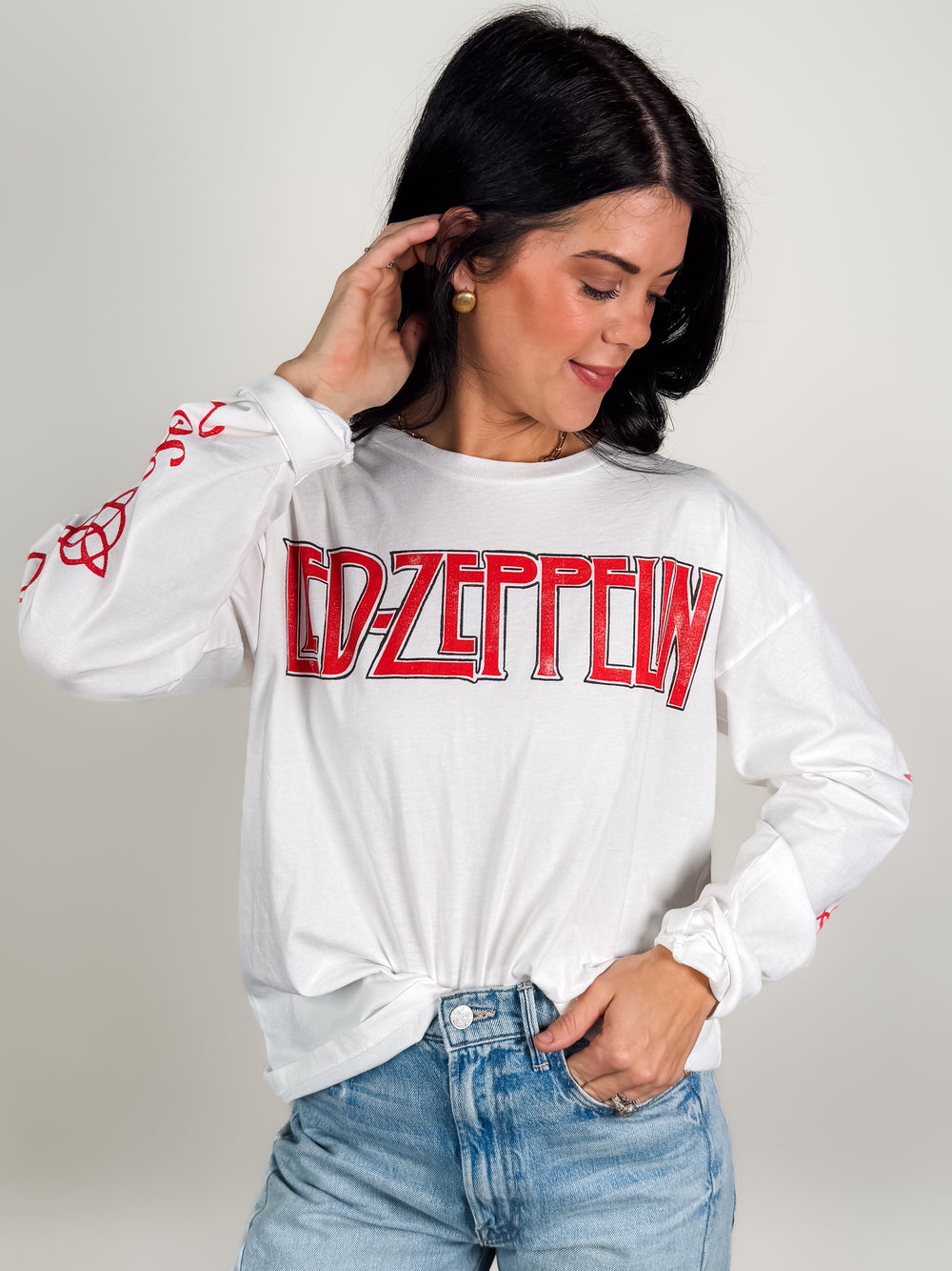 Led Zepplin Four Symbols Merch Long Sleeve