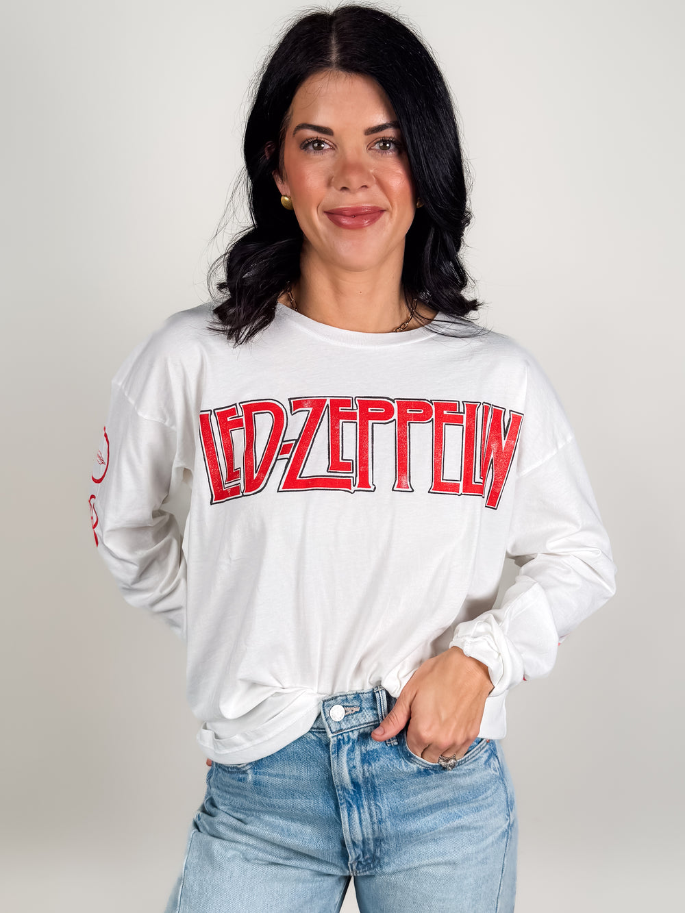 Led Zepplin Four Symbols Merch Long Sleeve