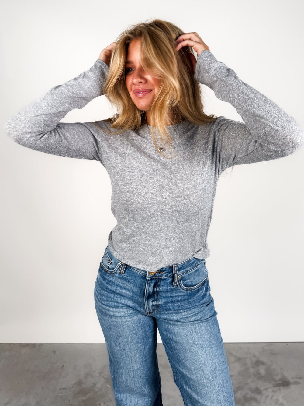 Jamie Recycled Cotton Long Sleeve