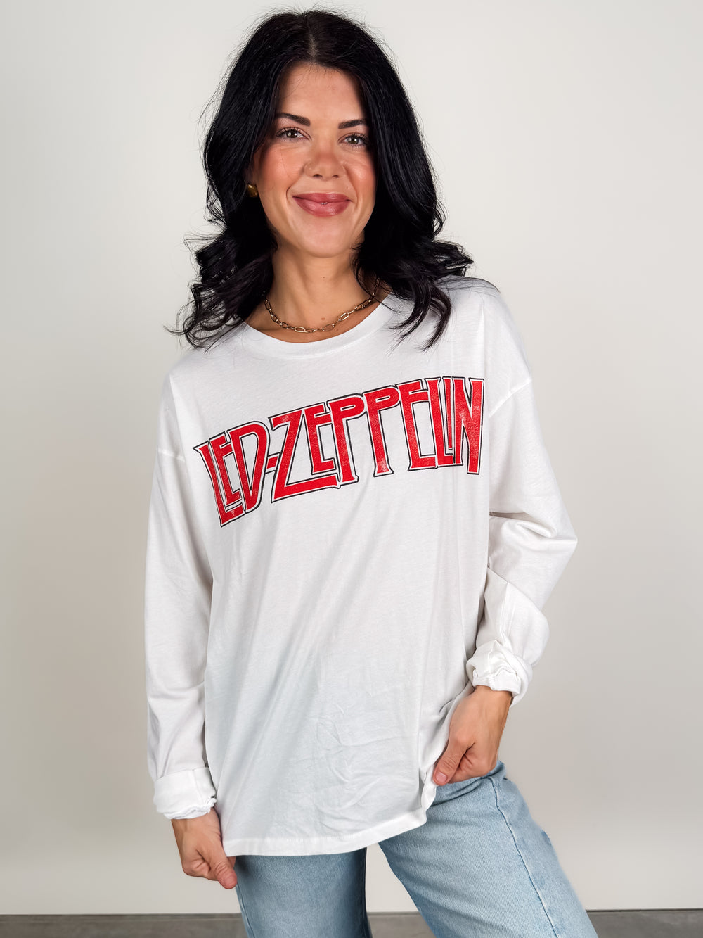 Led Zepplin Four Symbols Merch Long Sleeve