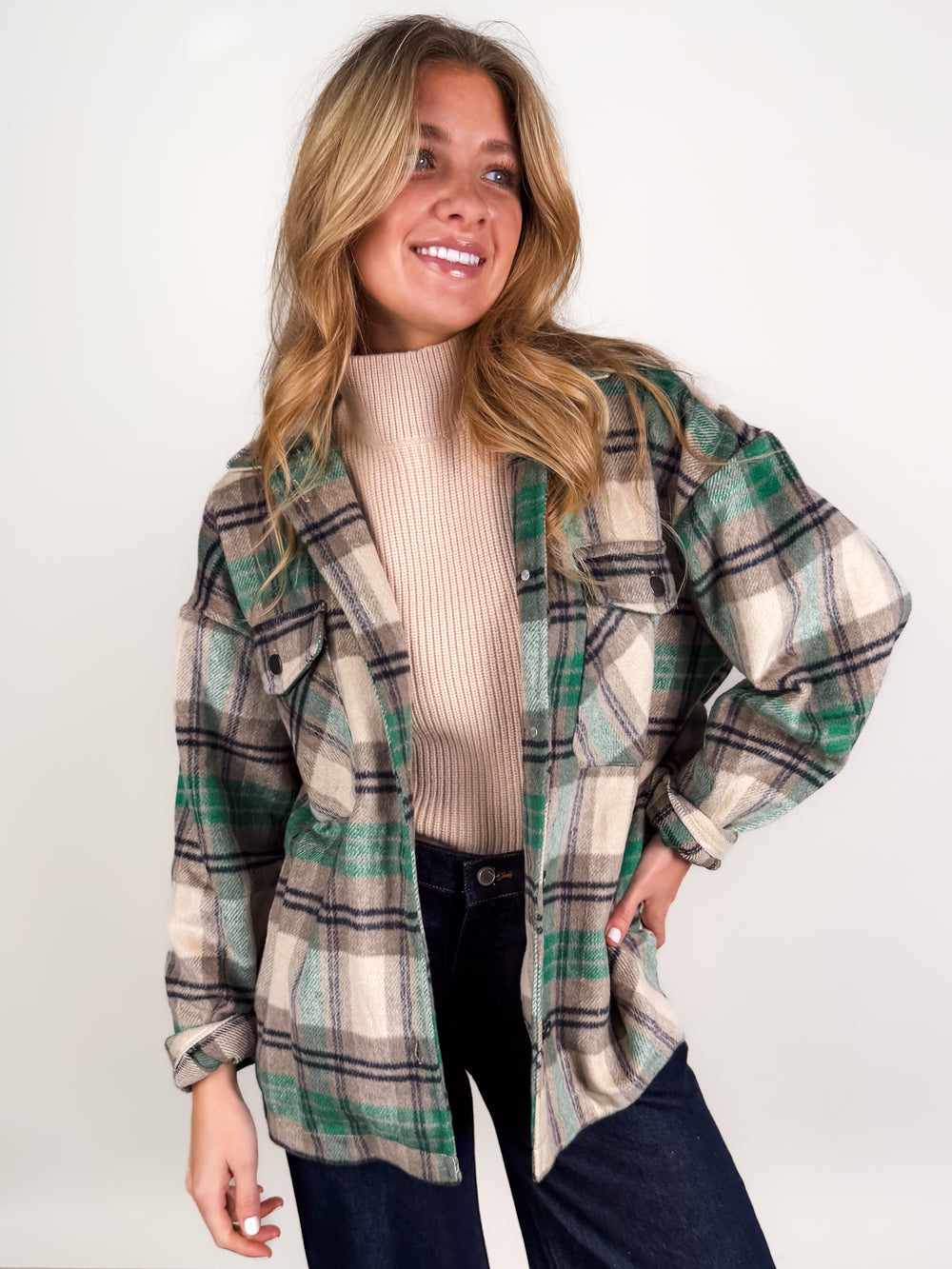 Living Outside Plaid Shacket