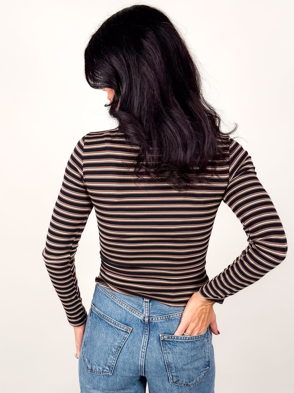 No One Else Around Striped Top