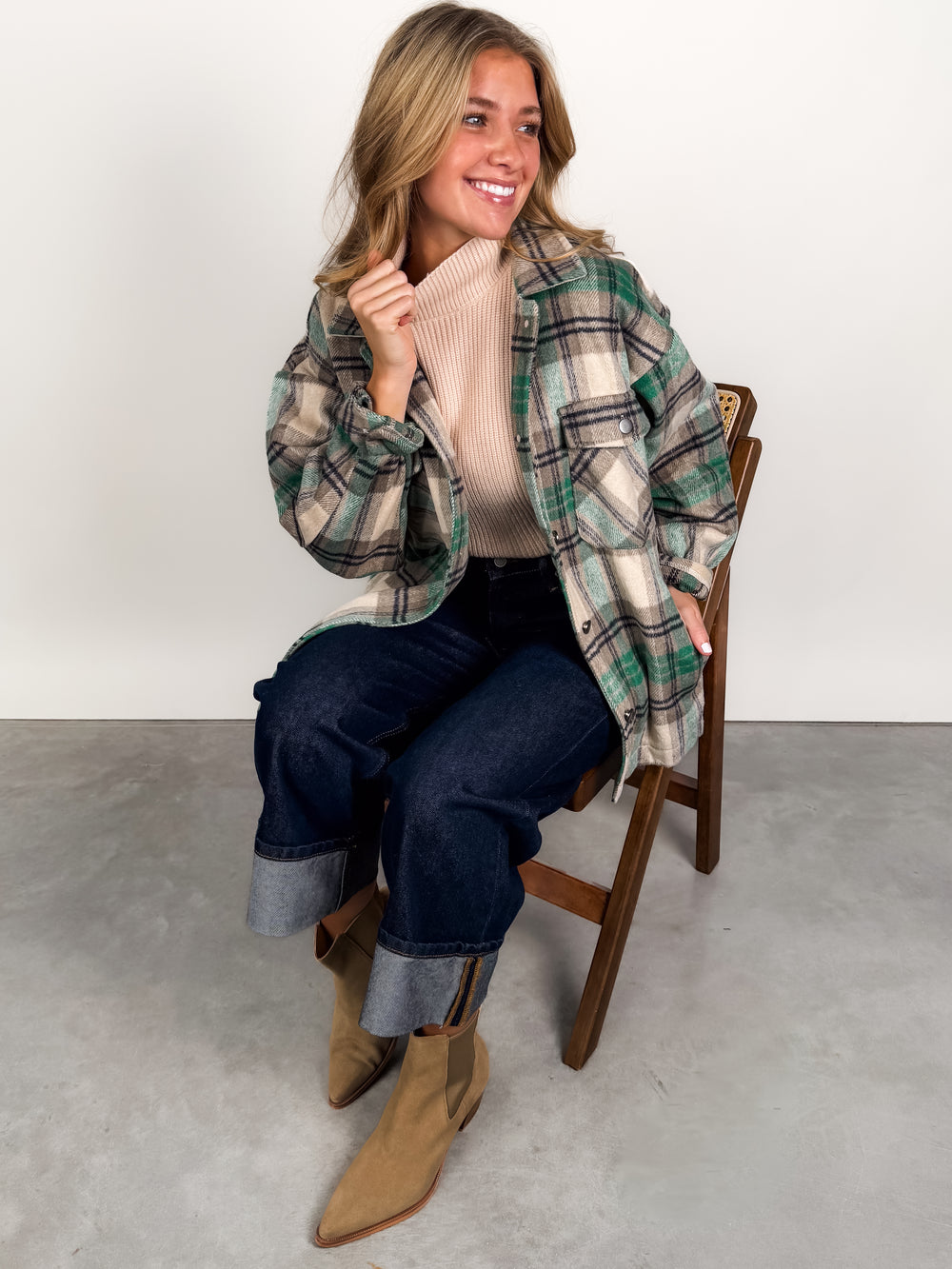 Living Outside Plaid Shacket