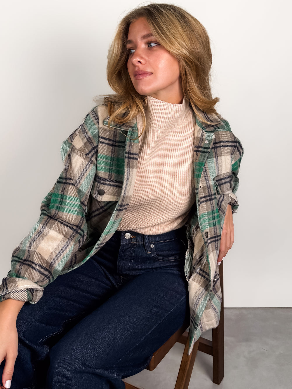 Living Outside Plaid Shacket