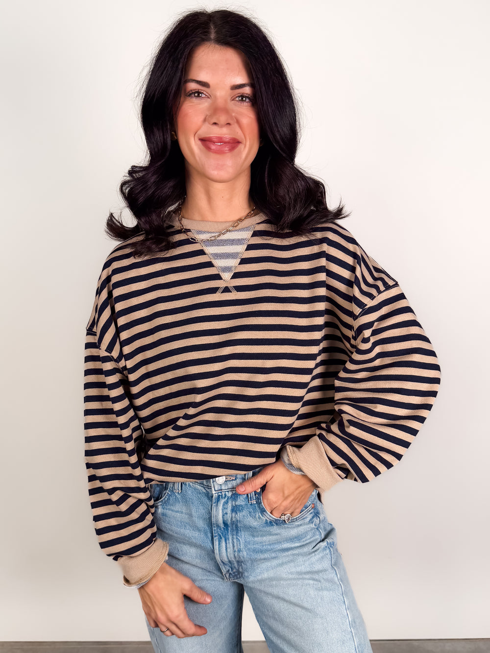 Do You Have The Time Striped Shirt