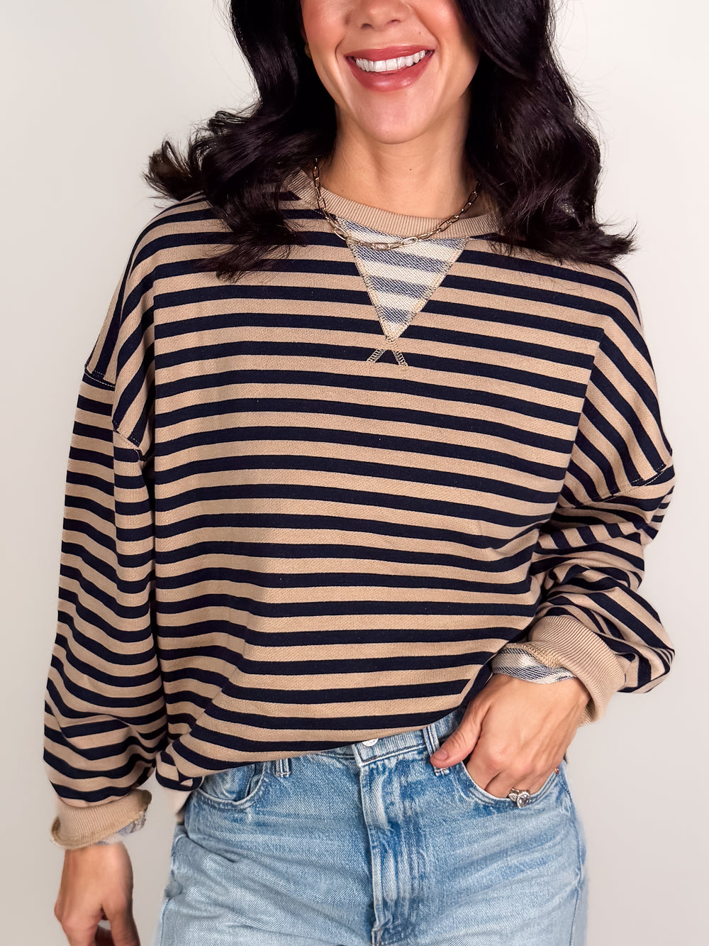 Do You Have The Time Striped Shirt