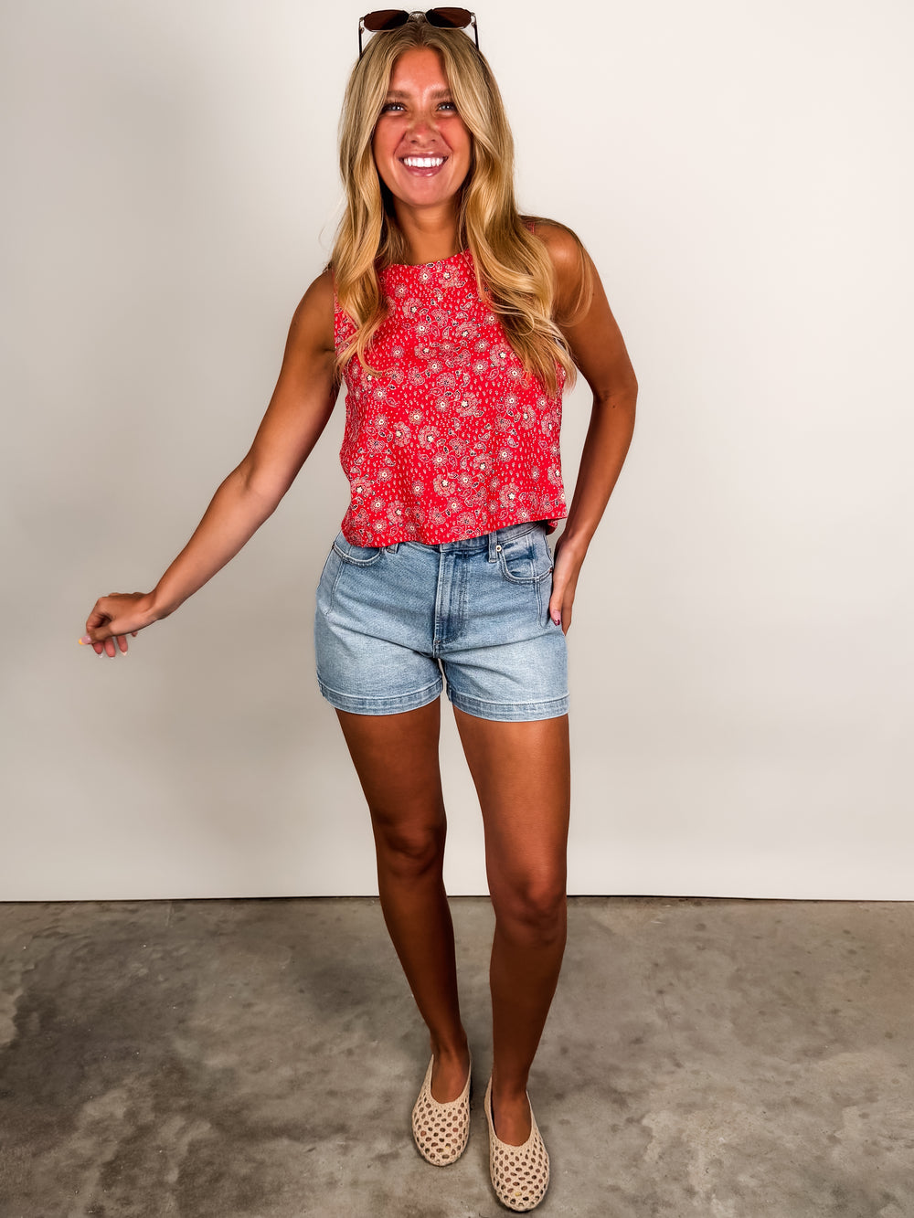 Firecracker Sleeveless Top