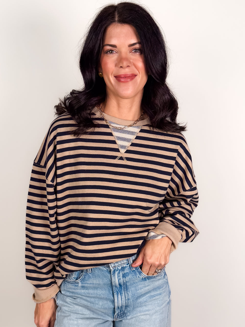 Do You Have The Time Striped Shirt