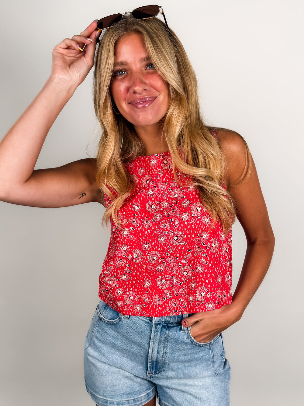 Firecracker Sleeveless Top