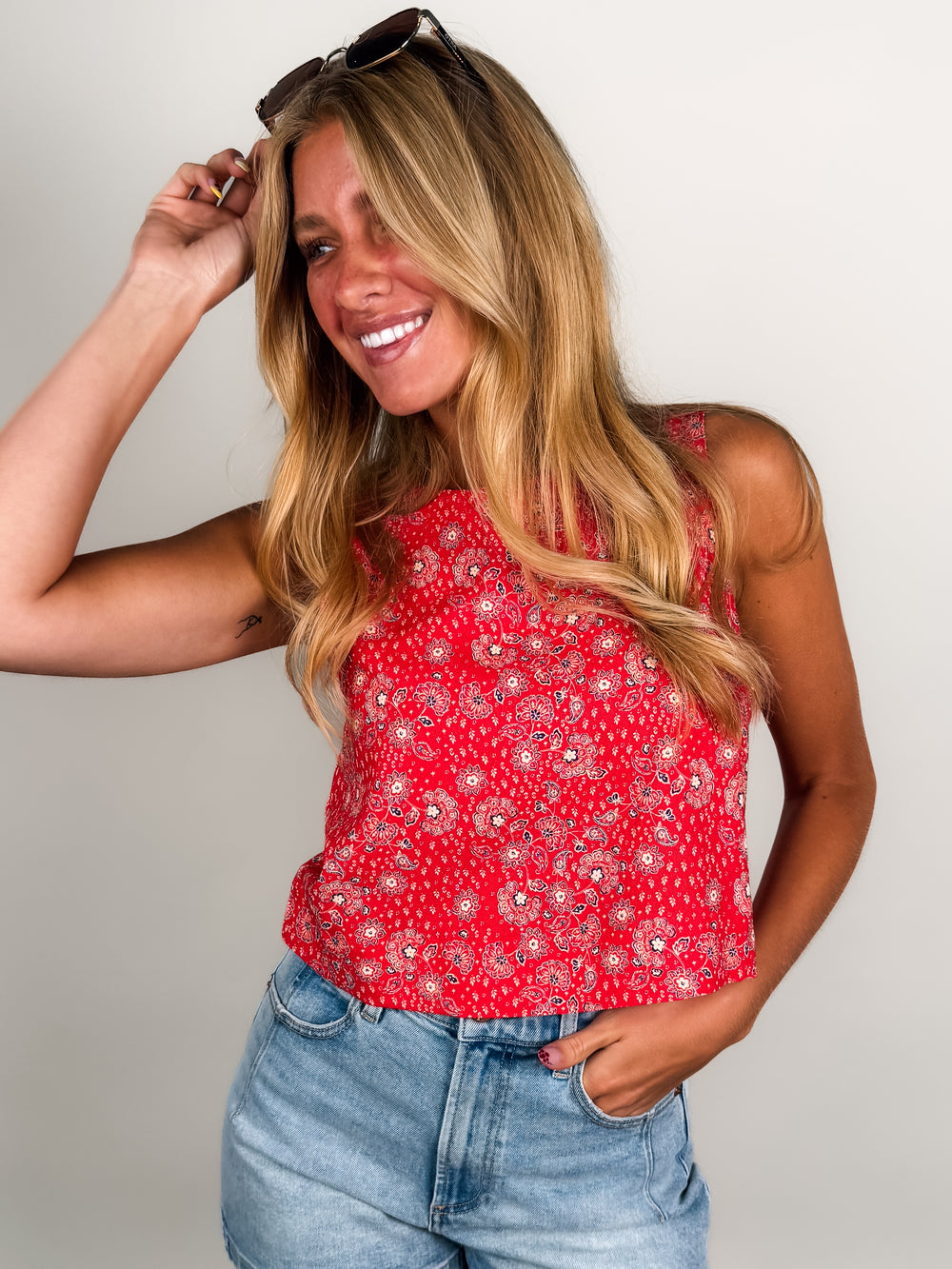 Firecracker Sleeveless Top