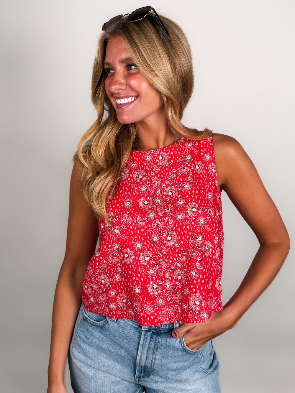 Firecracker Sleeveless Top