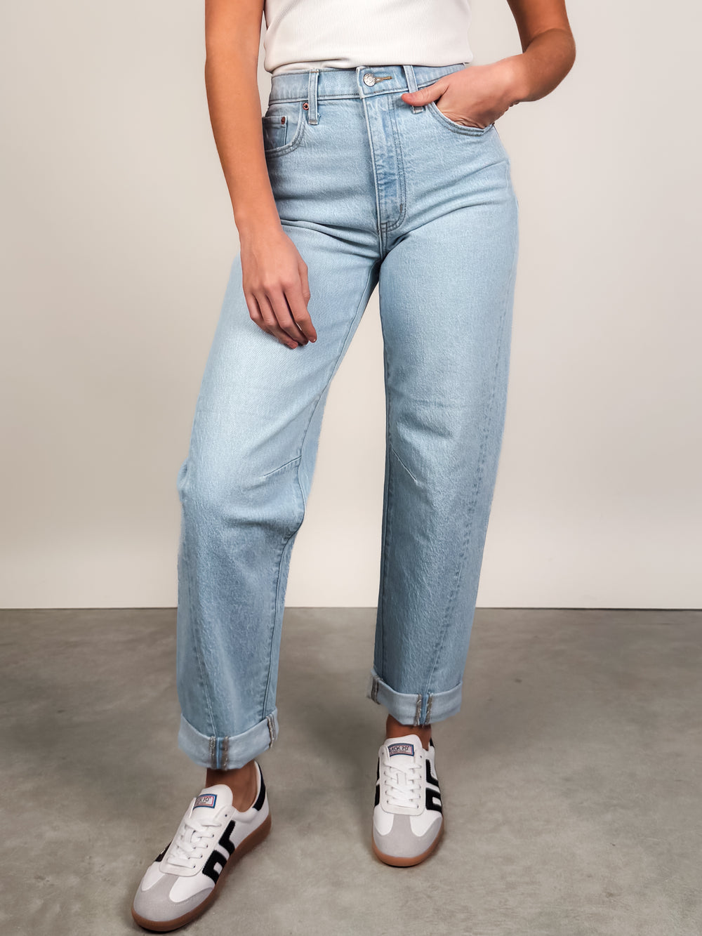 Venice High Rise Barrel In Slow Dance