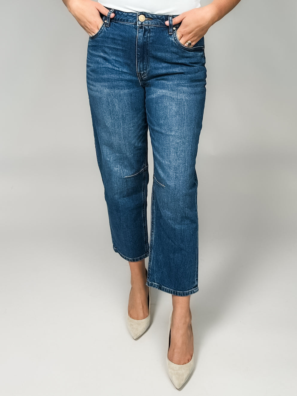 Ashley High Rise Slouchy Barrel Straight Leg in