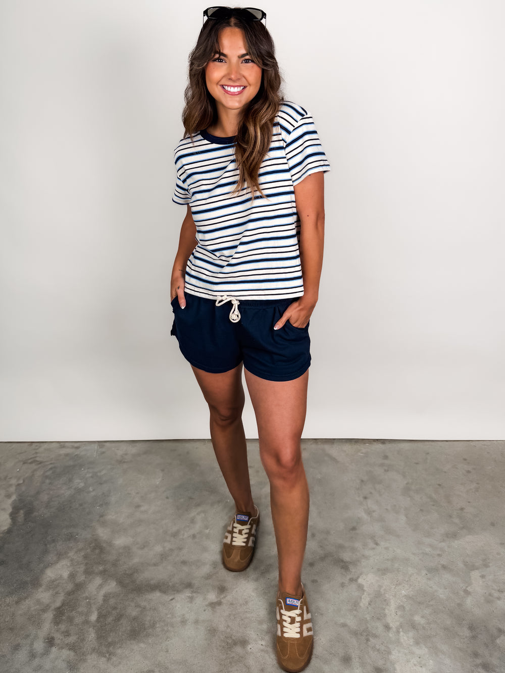 Dawn Stripe Supima Tee