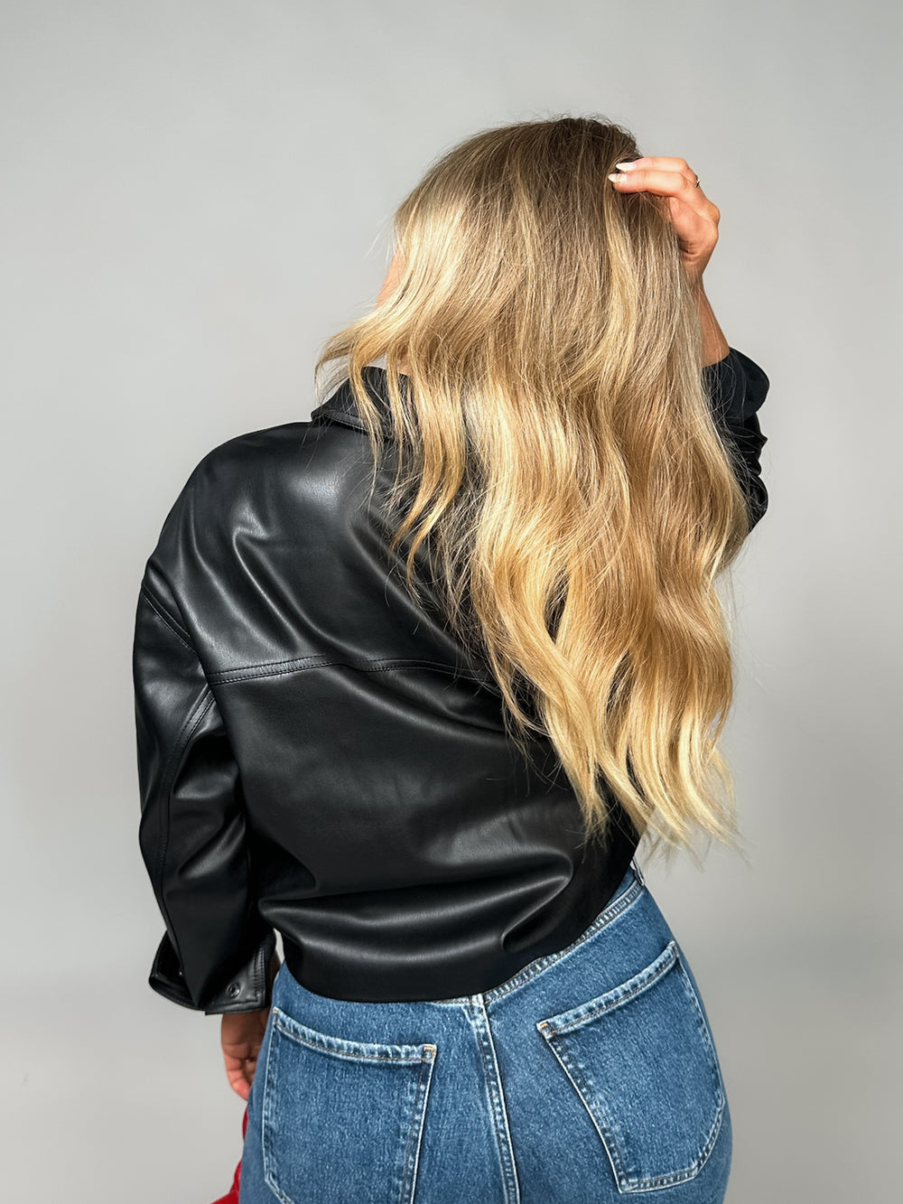 All Day Faux Leather Jacket