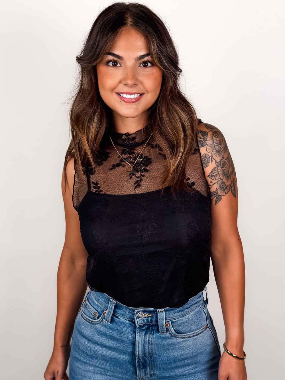 Make The Change Lace Top in