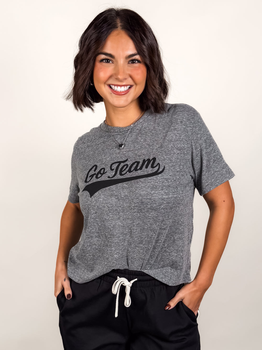 Black Go Team Everyday Tee