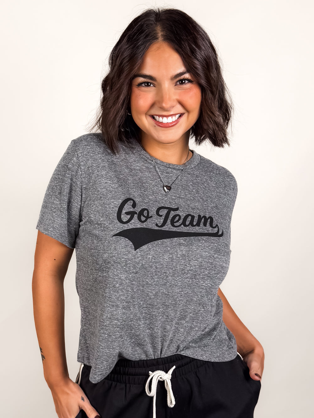 Black Go Team Everyday Tee