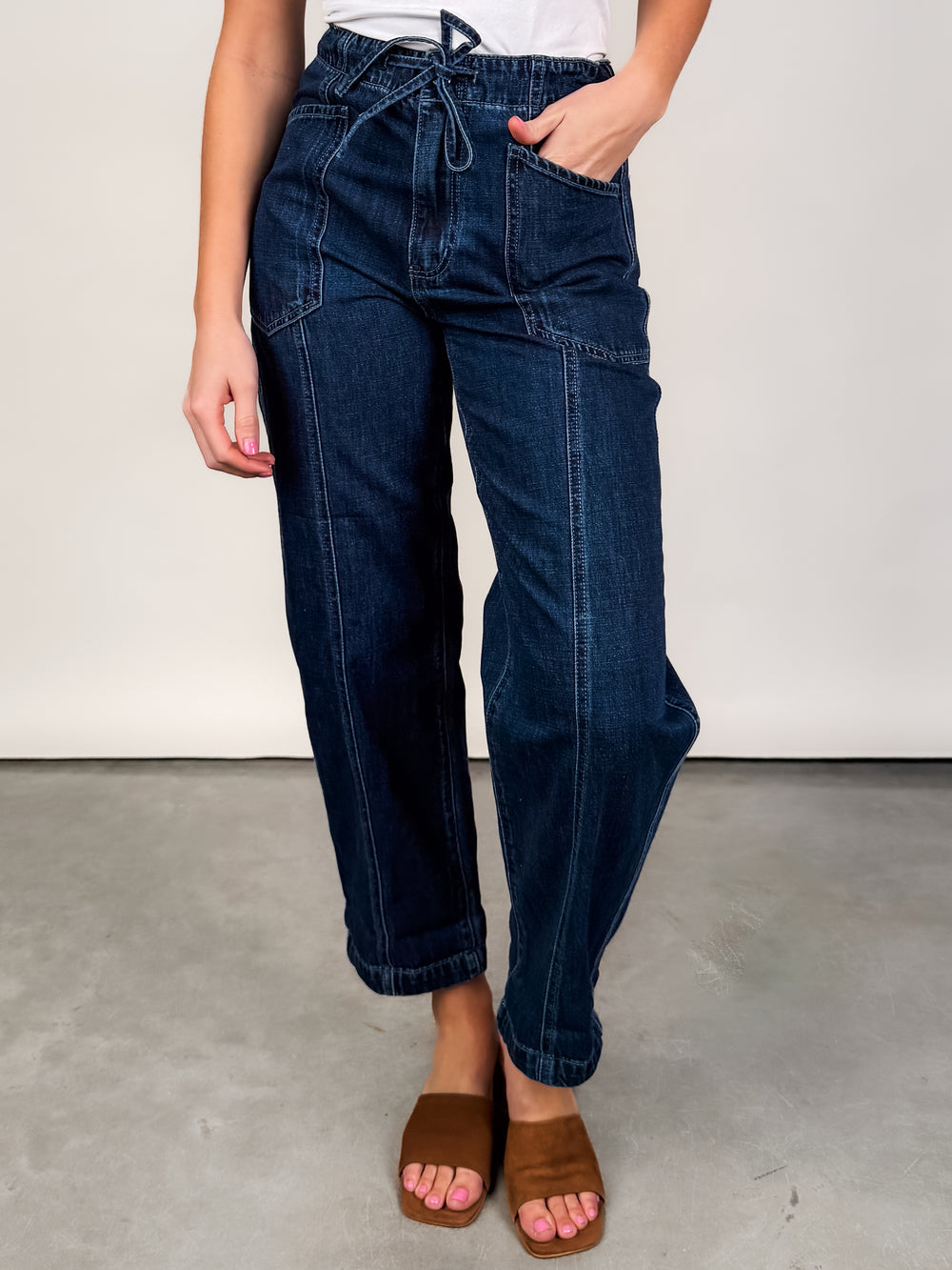 Drawstring Jeans