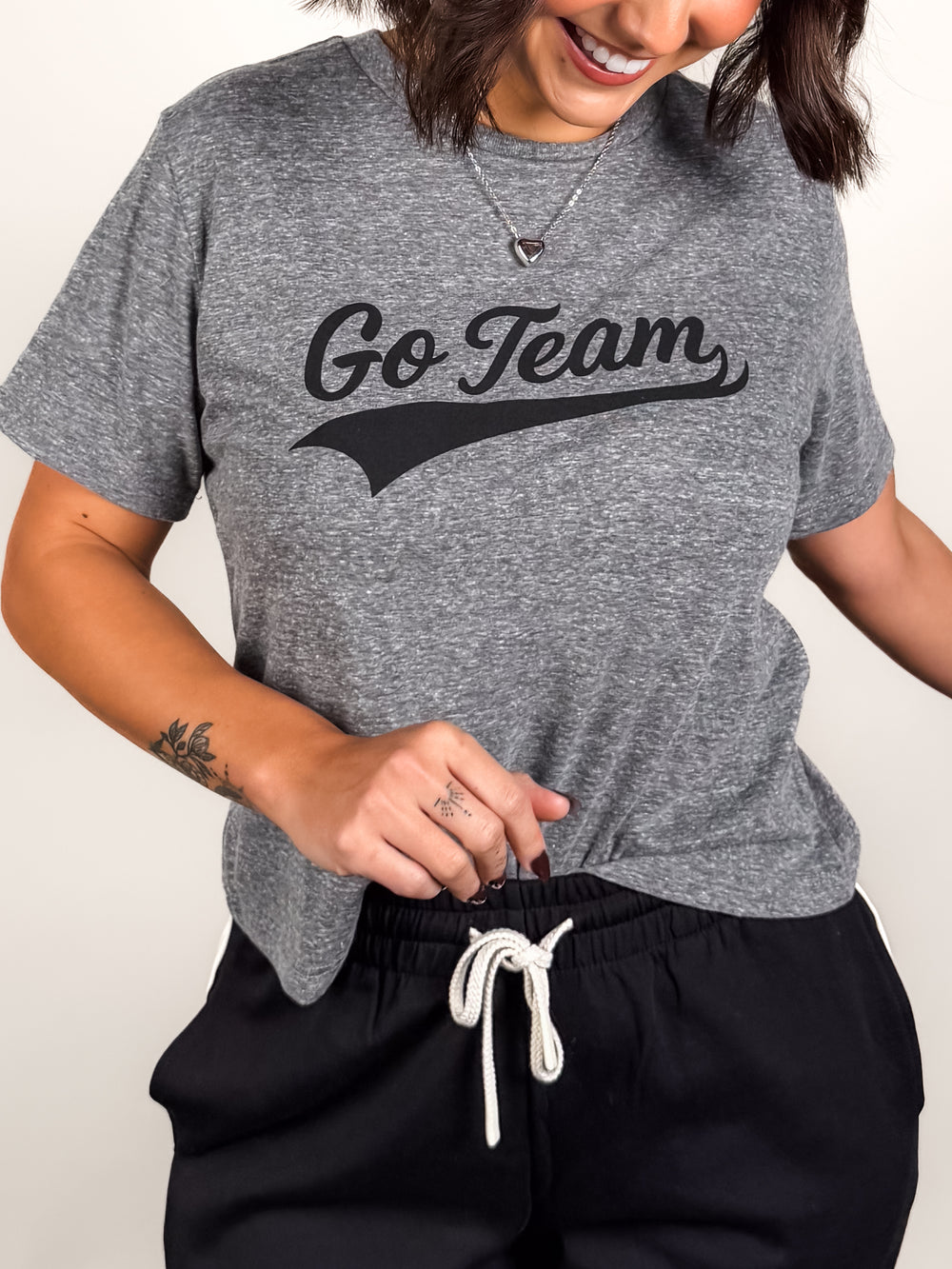 Black Go Team Everyday Tee