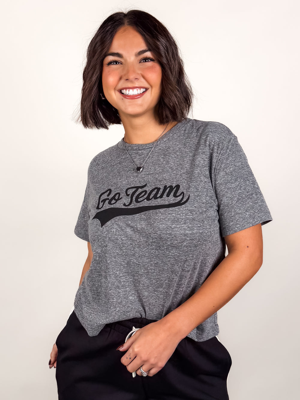 Black Go Team Everyday Tee