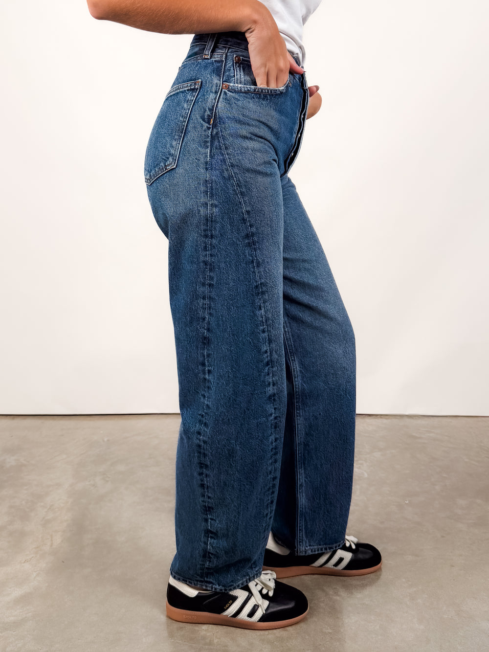 Luna Pieced Jean in Logical