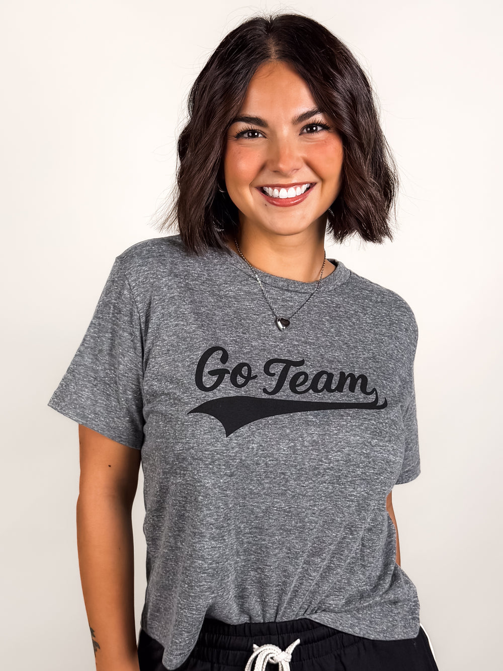Black Go Team Everyday Tee