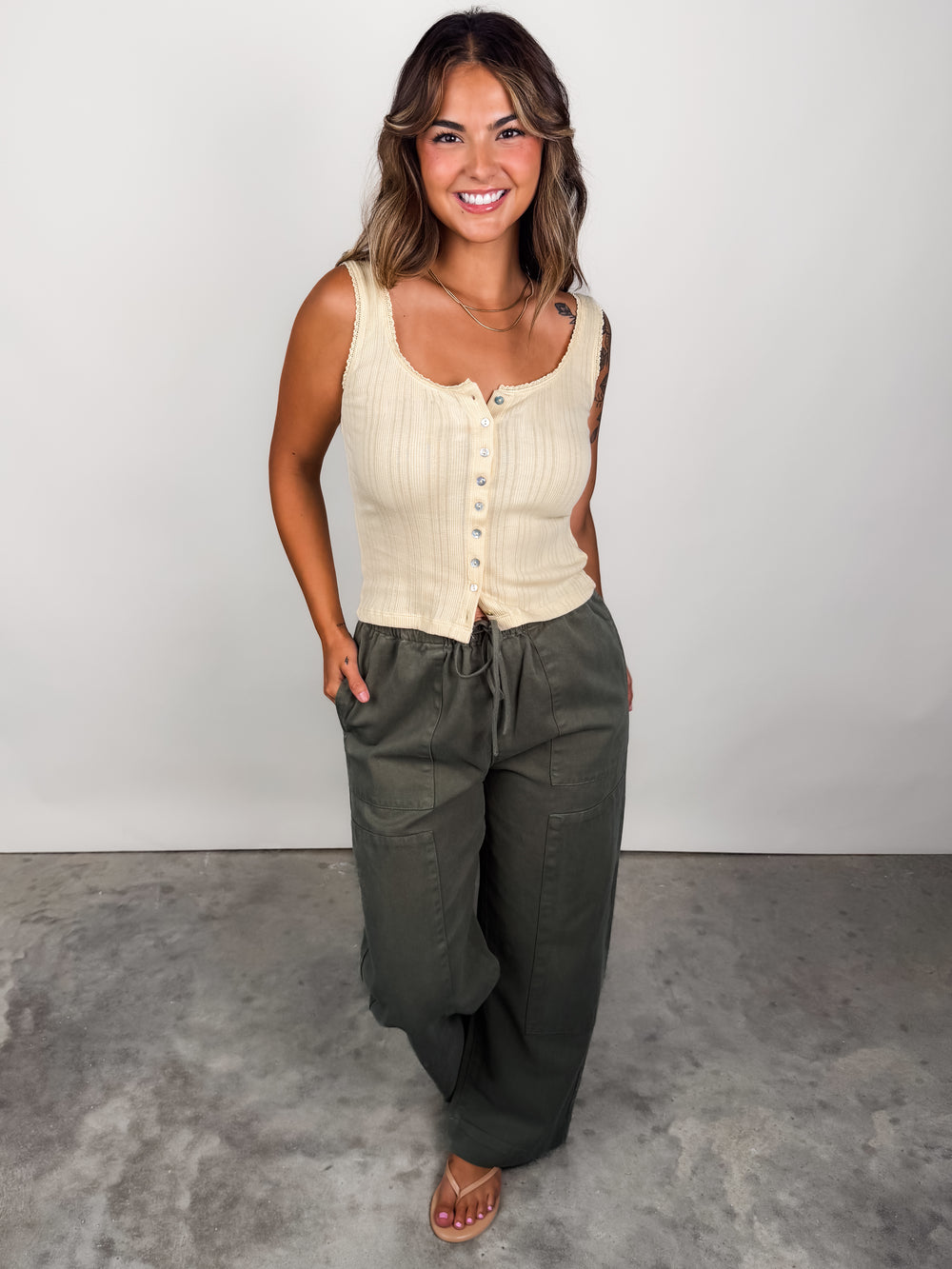 Lainey Pointelle Tank