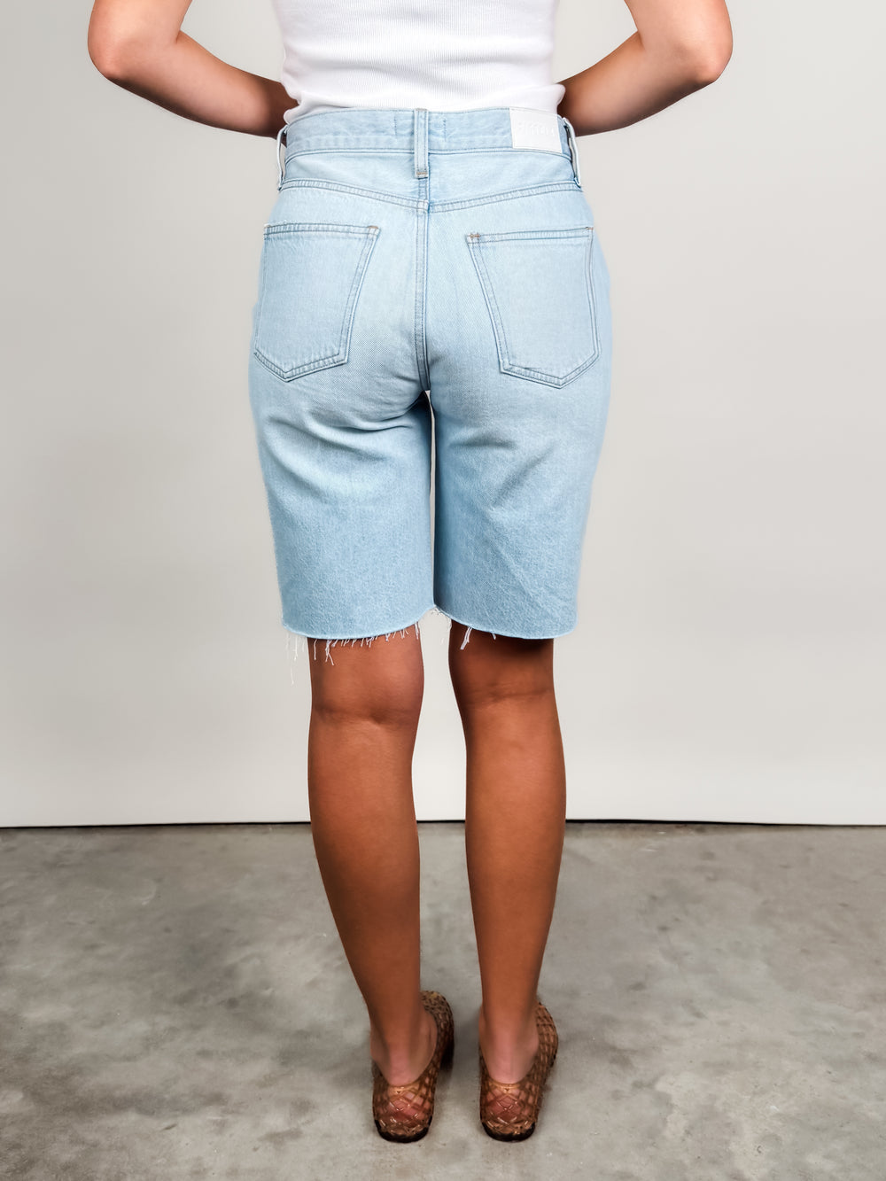Nolan Relaxed Straight Cut Off Shorts