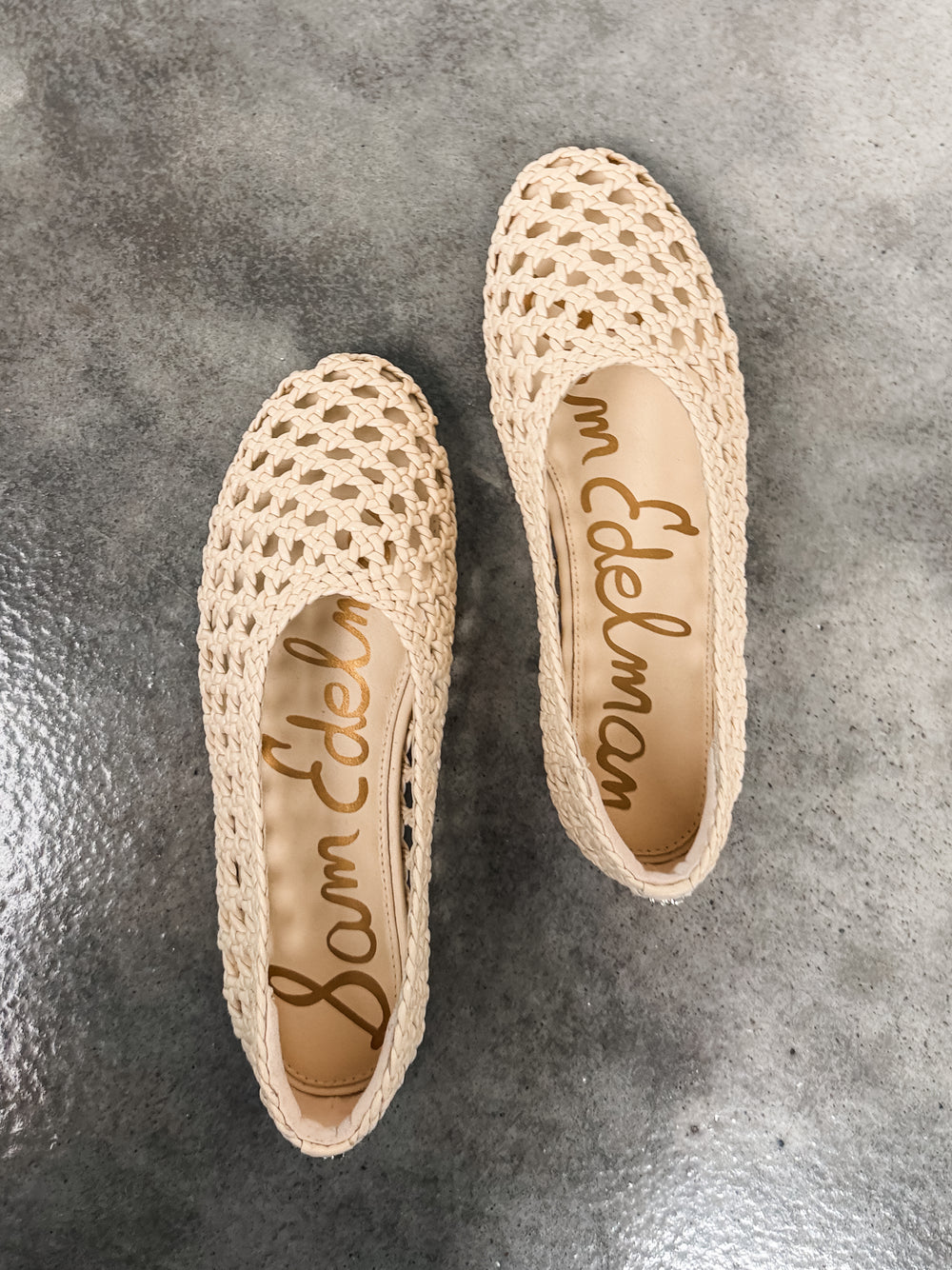 Shira Woven Leather Flats