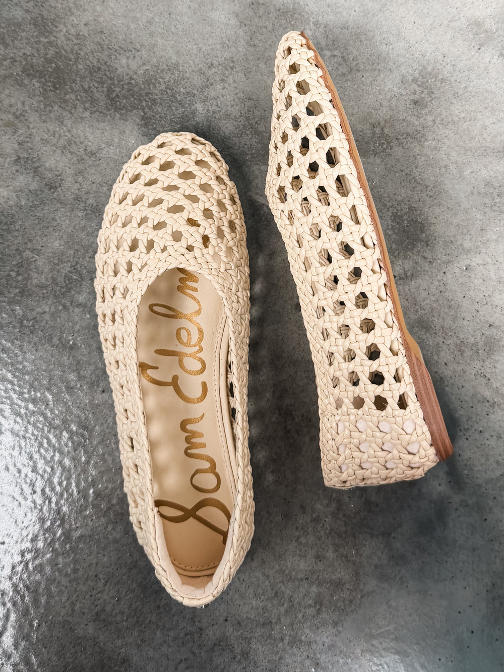 Shira Woven Leather Flats