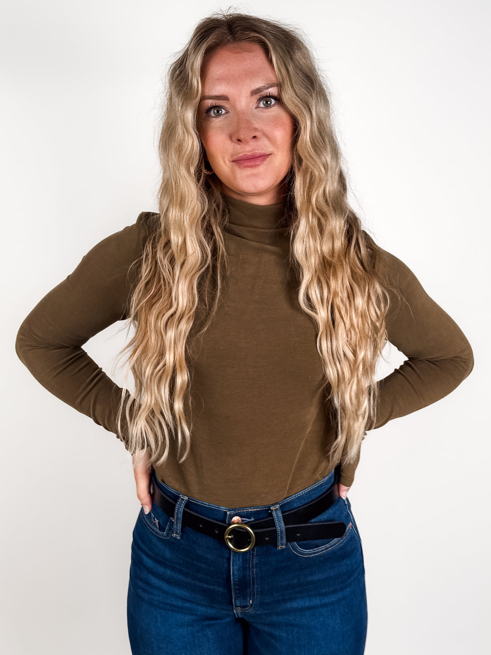 Invincible Mock Neck Top