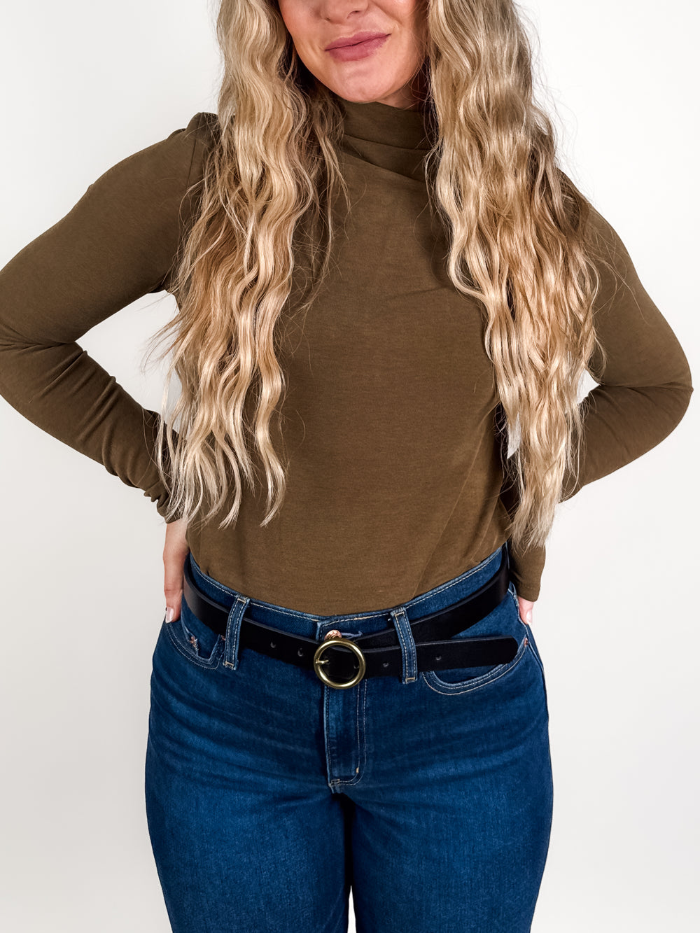 Invincible Mock Neck Top