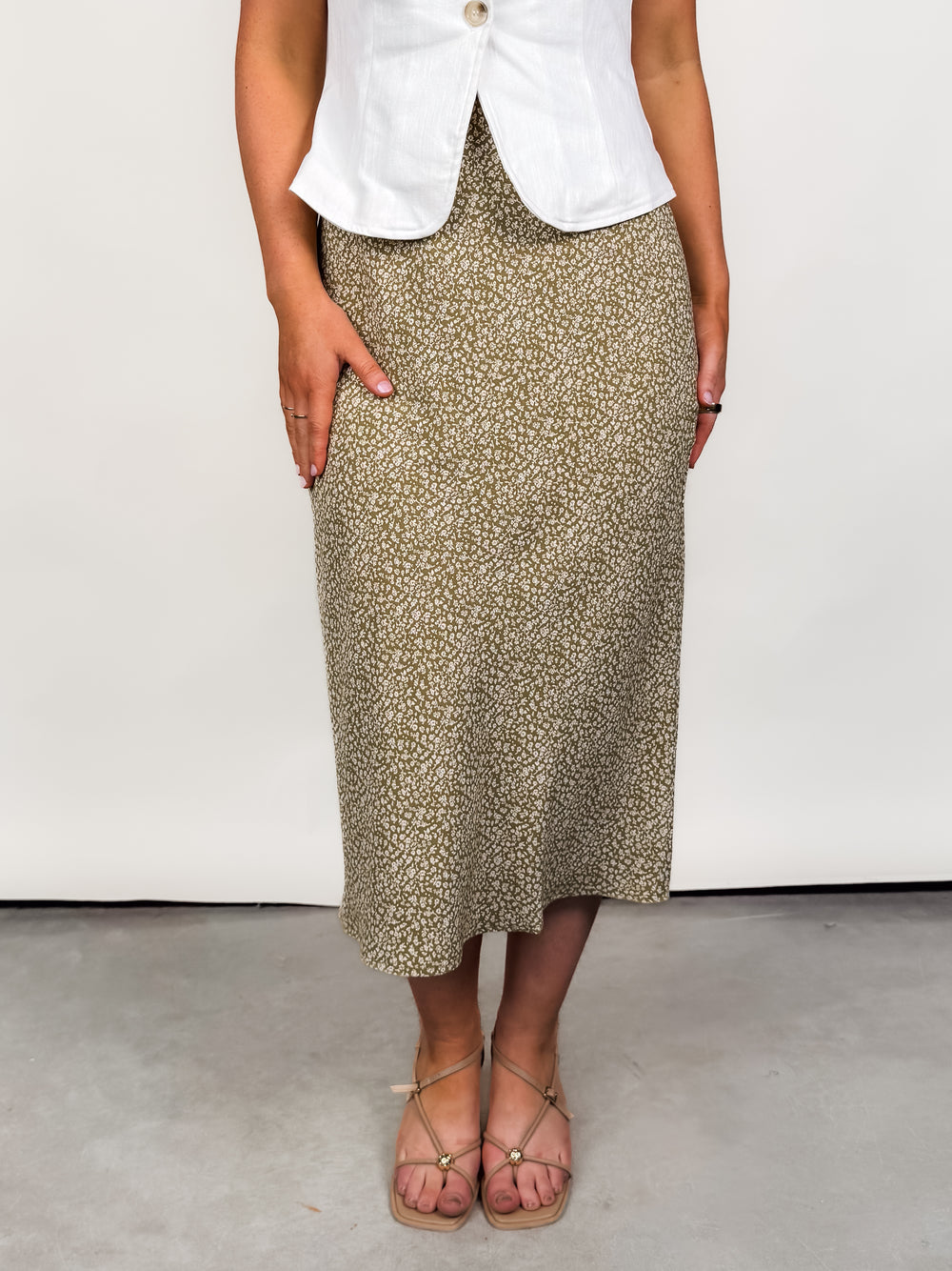 The June Midi Skirt in