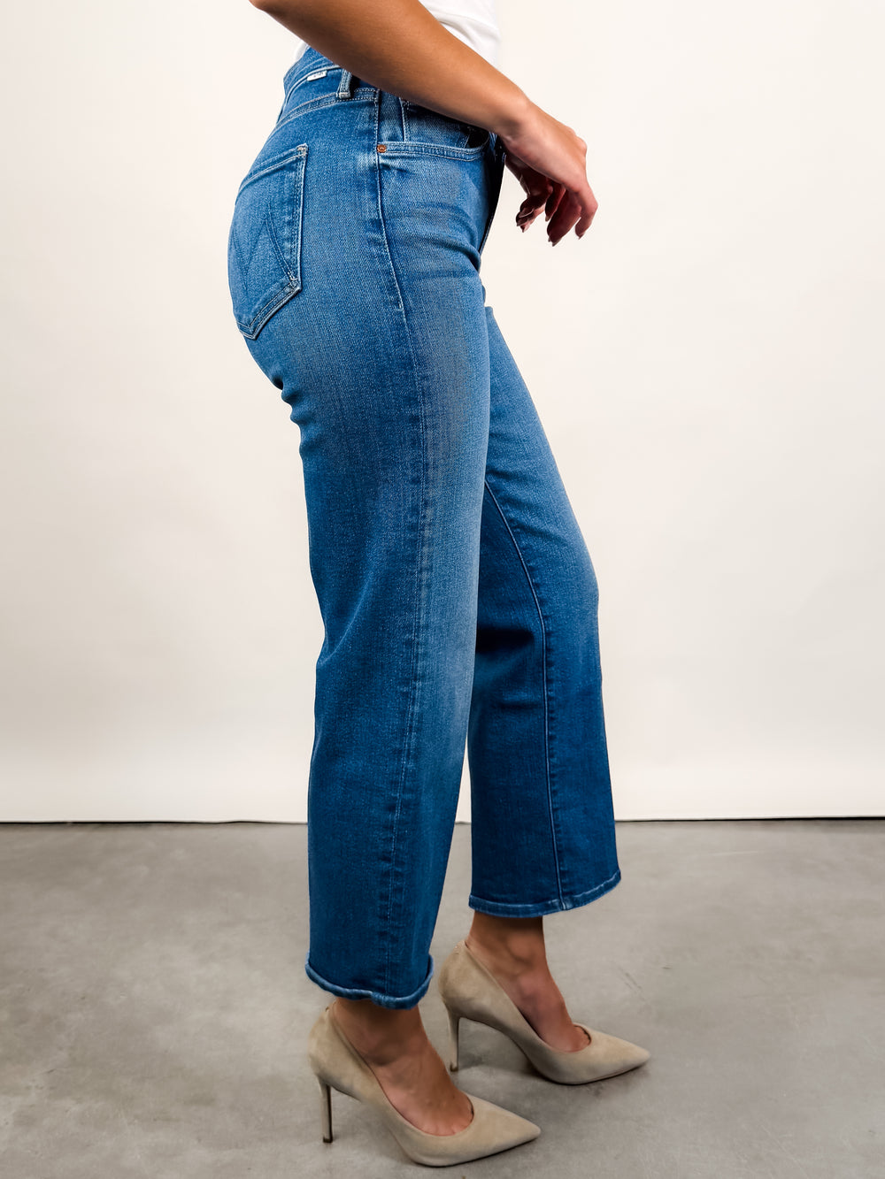 The Mid Rise Rambler Zip Ankle in Piece By Piece