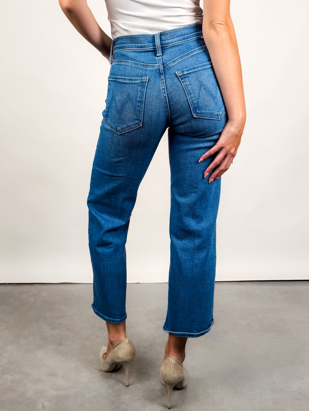 The Mid Rise Rambler Zip Ankle in Piece By Piece