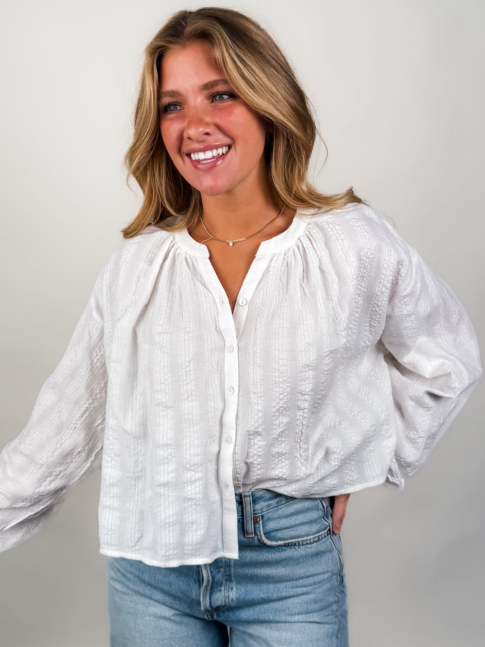 Radiate Volume Blouse