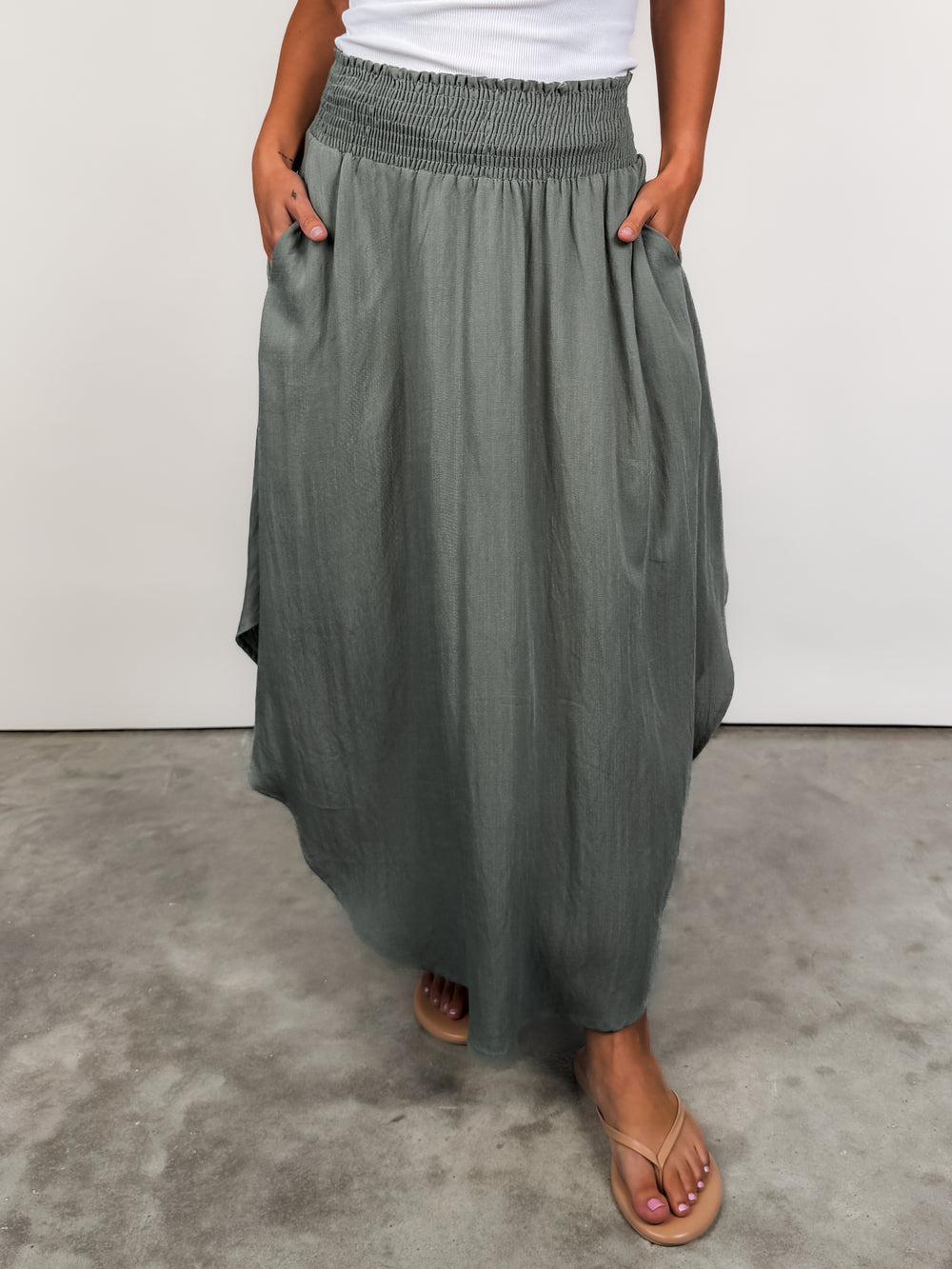 When I First Saw You Midi Skirt