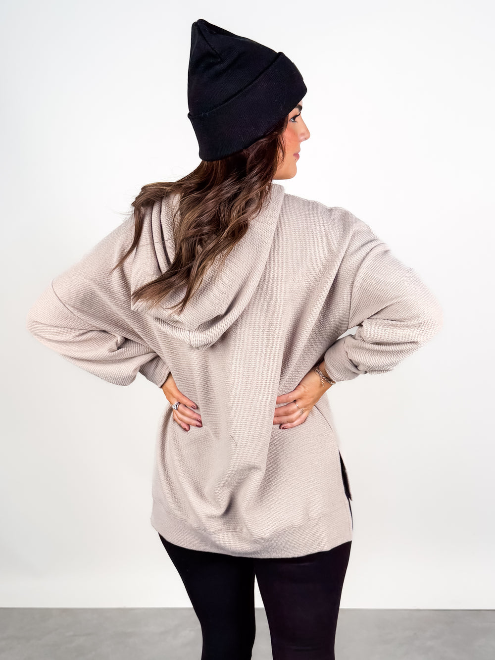 Cloudy Knit L/S Hoodie in