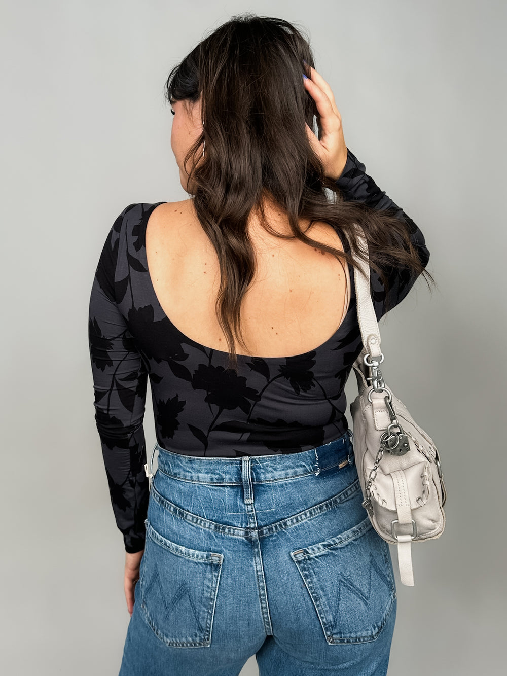 Baela Shadow Floral Bodysuit