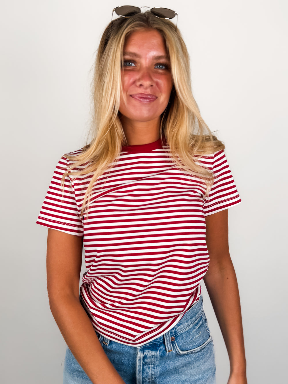 Alba Striped  Baby Tee