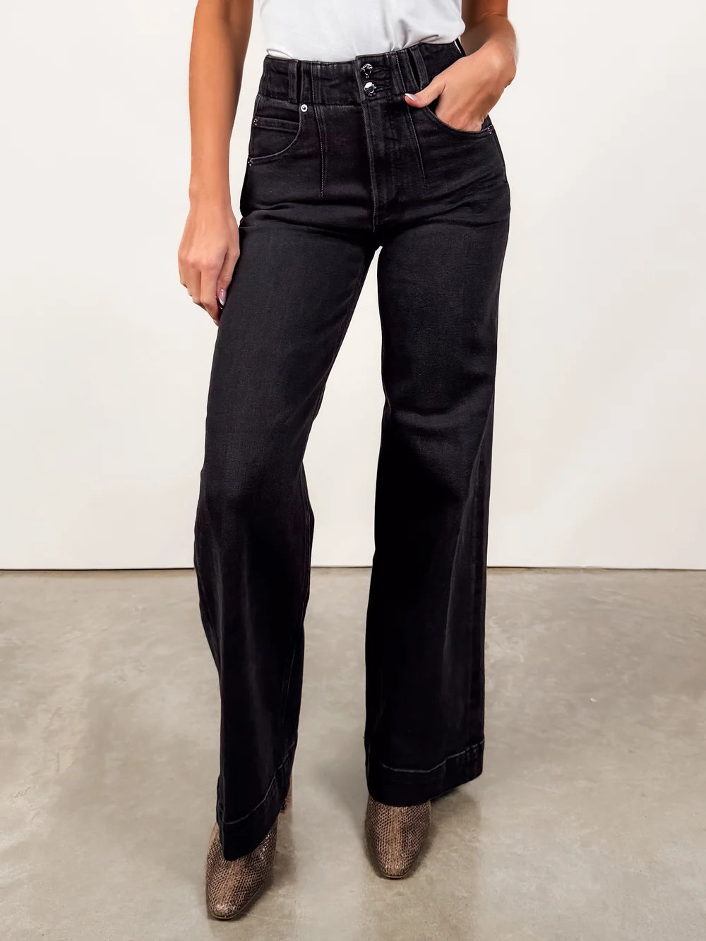 Shop Wide Leg Denim