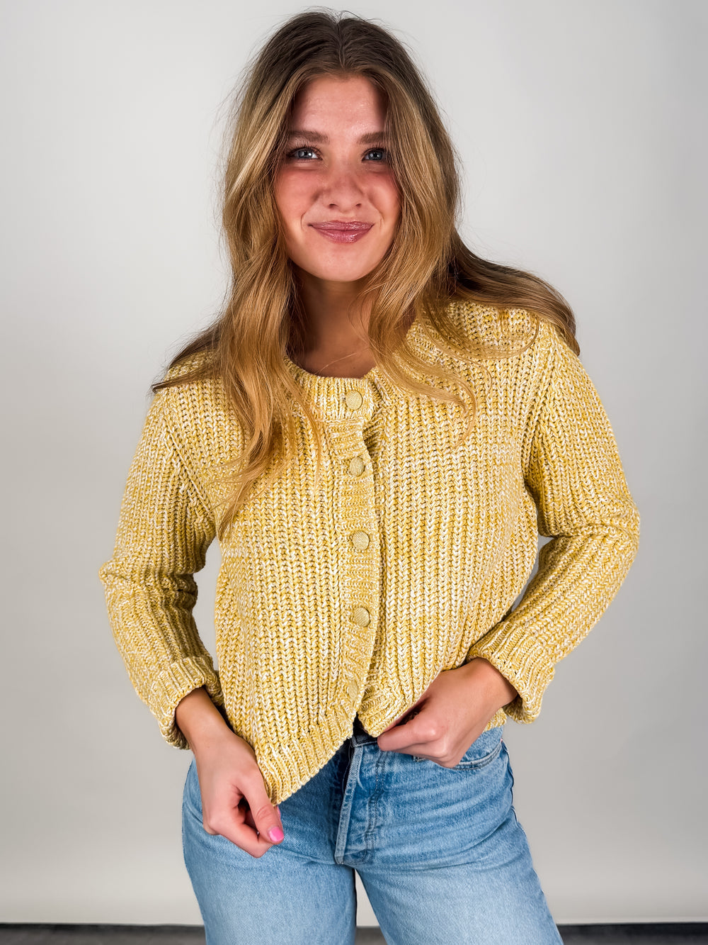 Sunroof Tulip Hem Cardi