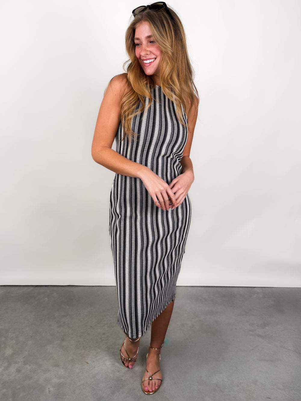 Moonlit Path Knit Dress