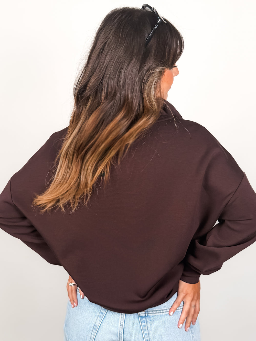 Hawley Half Zip Sweatshirt in