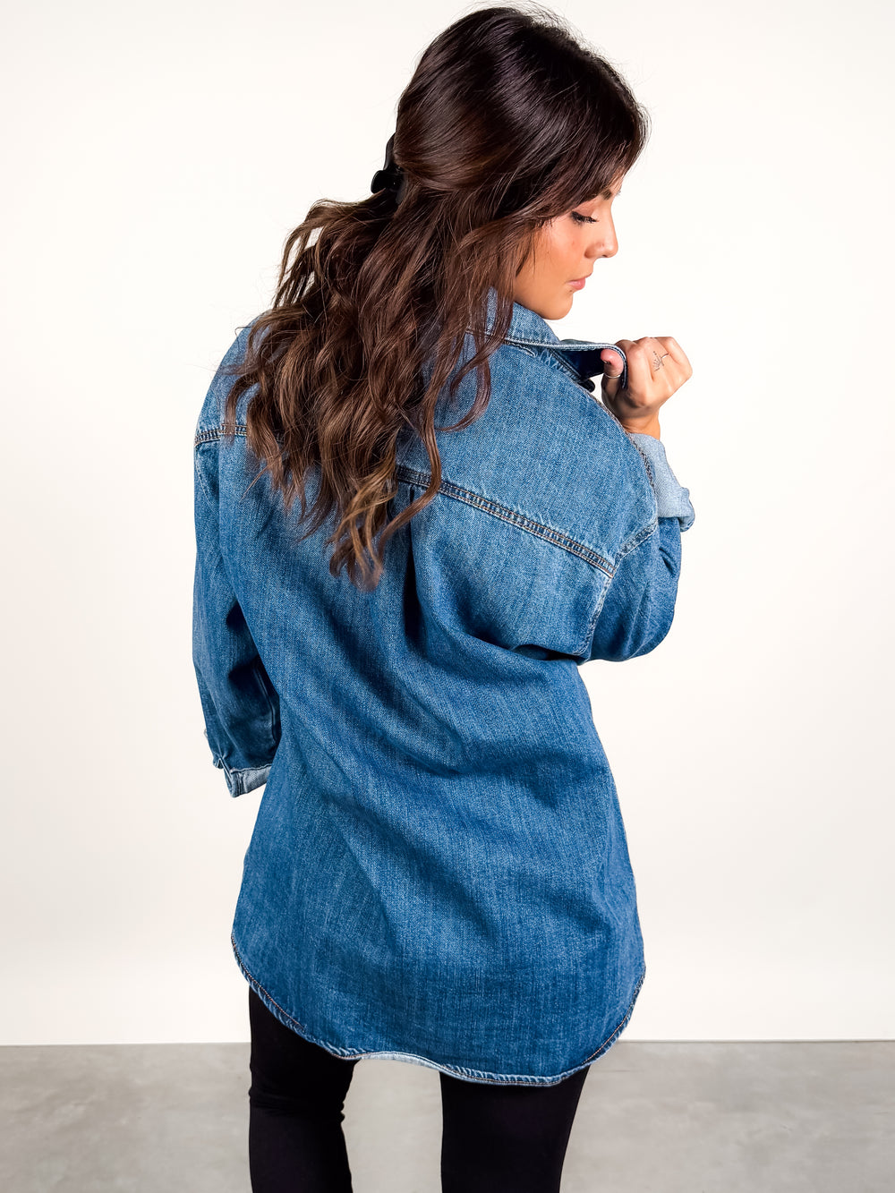 Oversized Denim Shacket