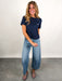 Favorite Daughter Cropped Logo Tee