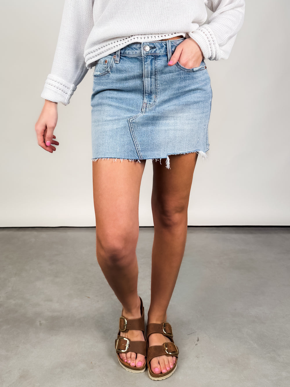 Malibu Mini Skirt in Obviously Vintage